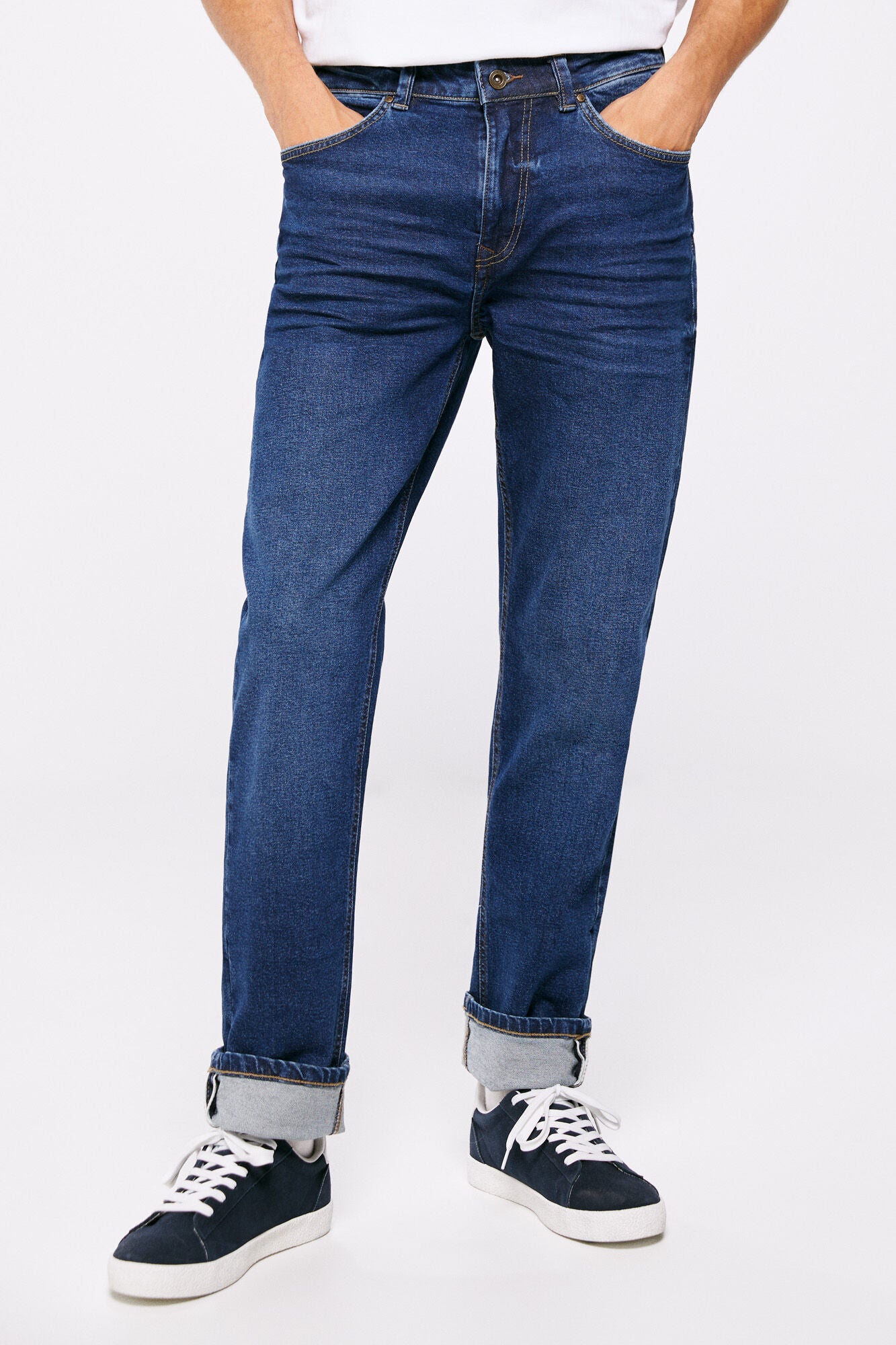 Mens jeans regular deals fit