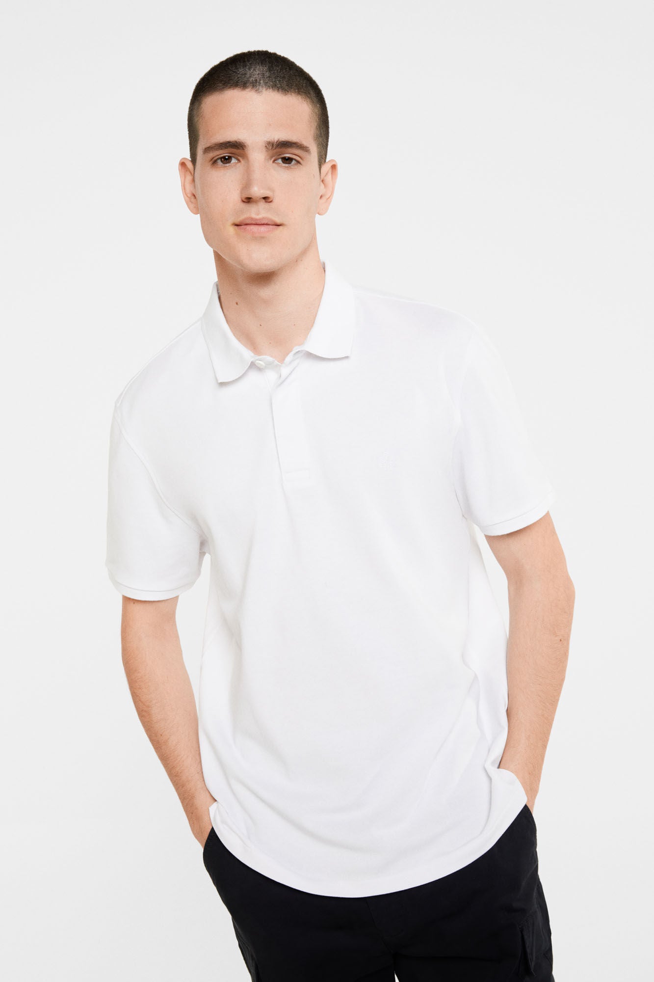 Slim pique sale polo