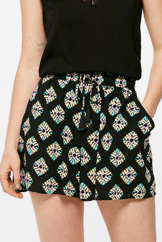Printed Flowing Shorts