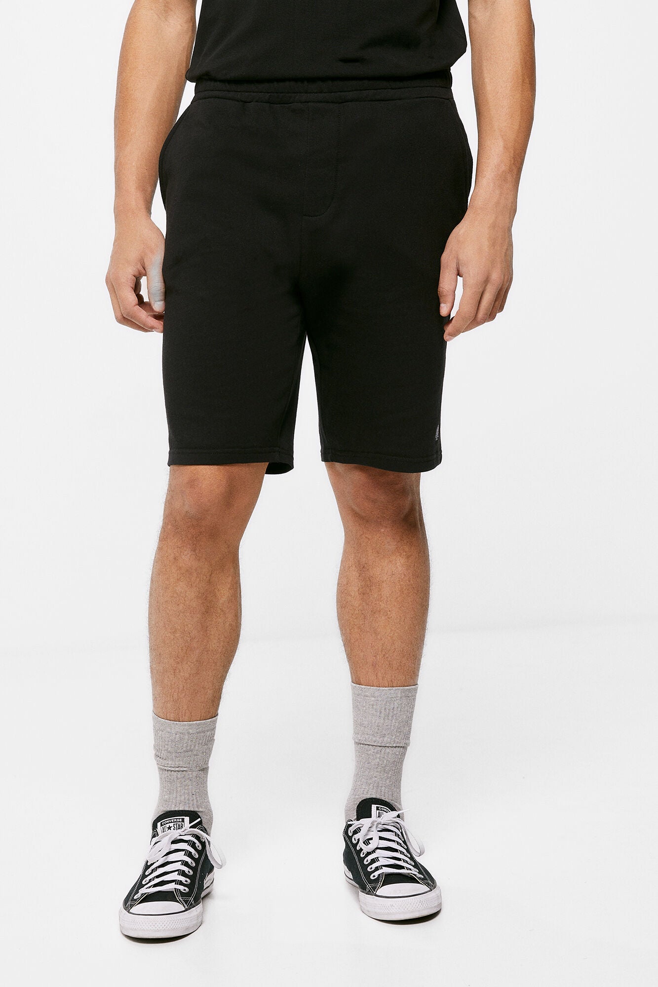 Black Pocket Bermuda Shorts