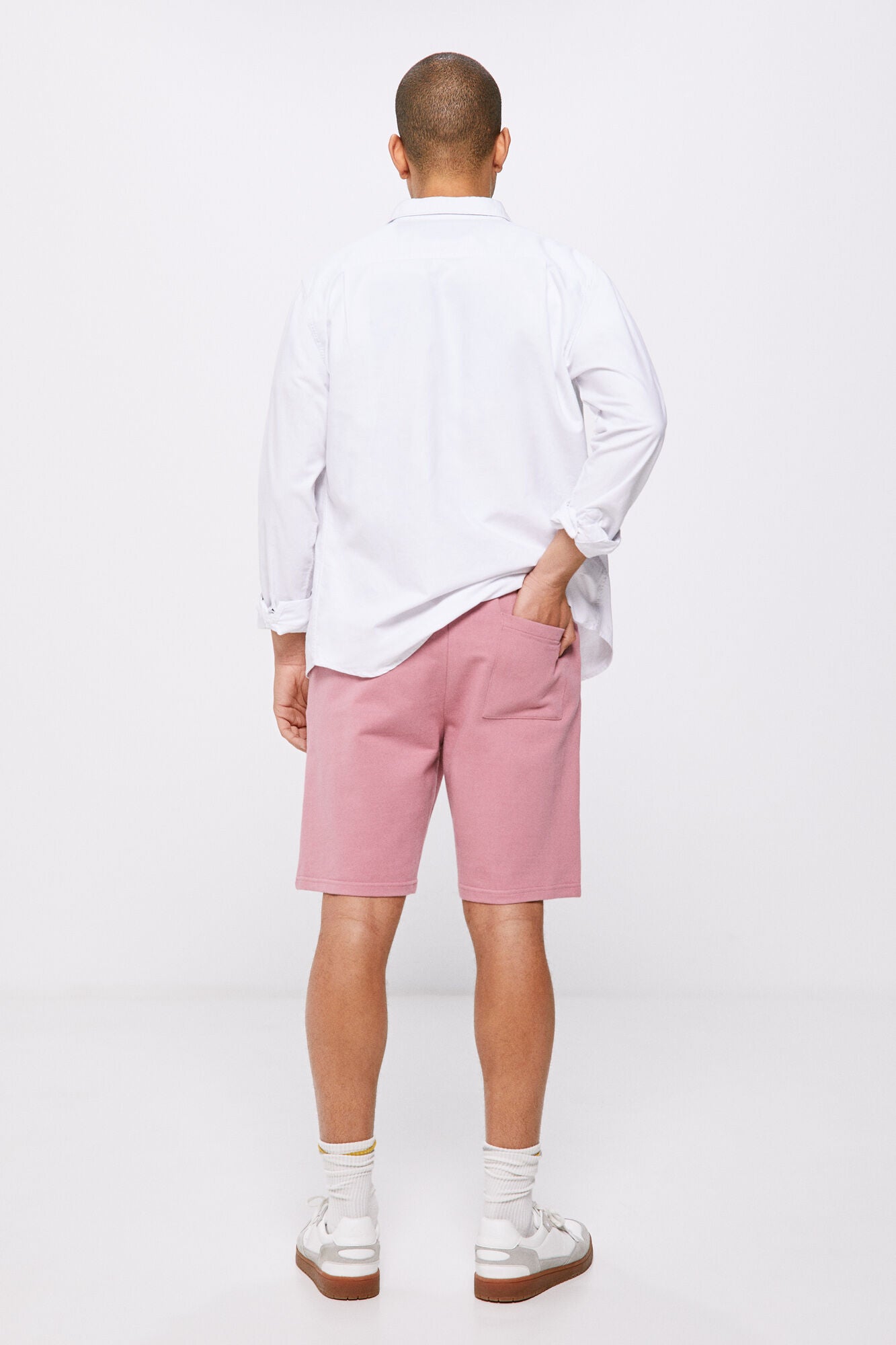 Jogger Bermuda shorts - Pink