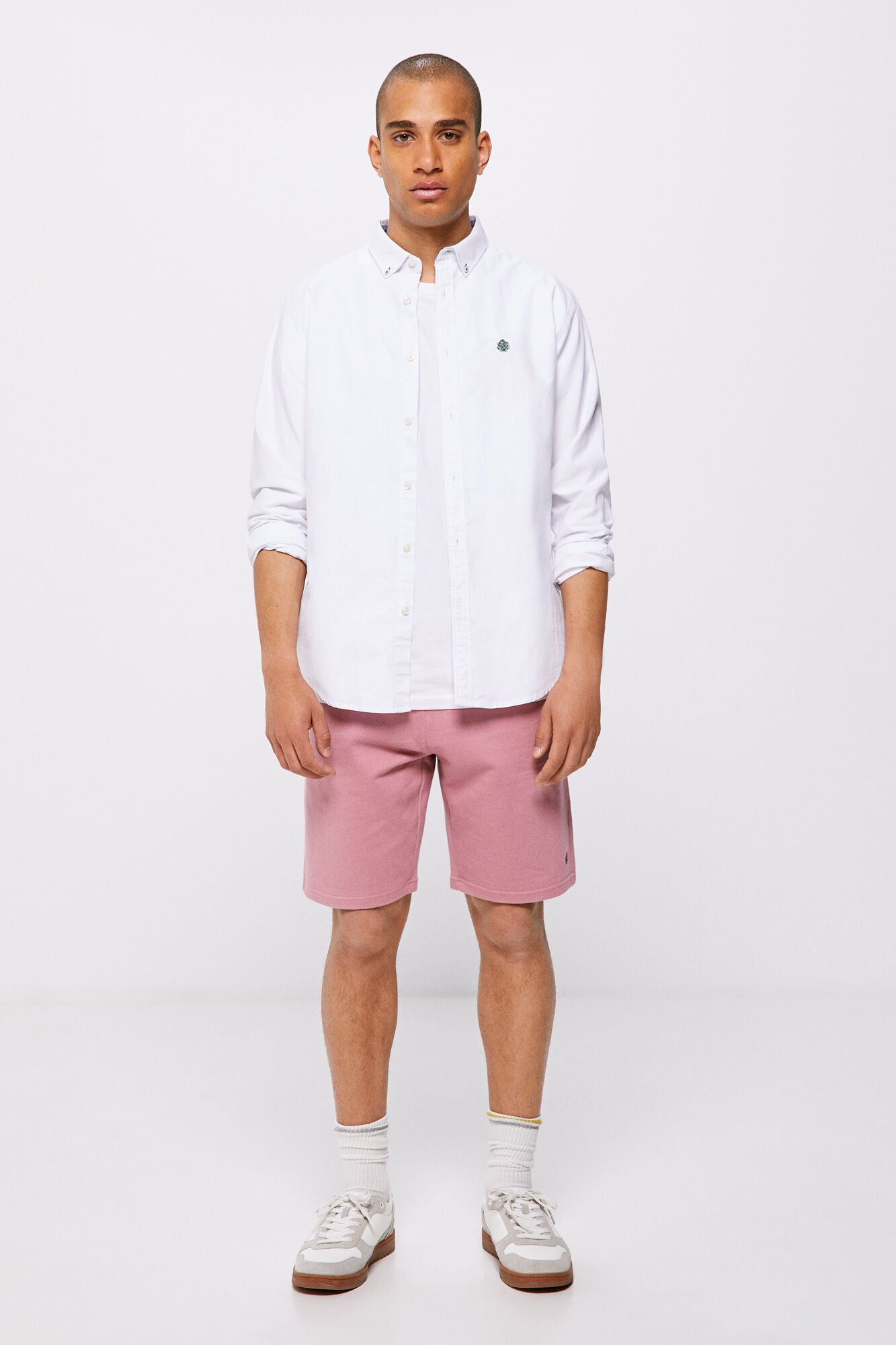 Jogger Bermuda shorts - Pink