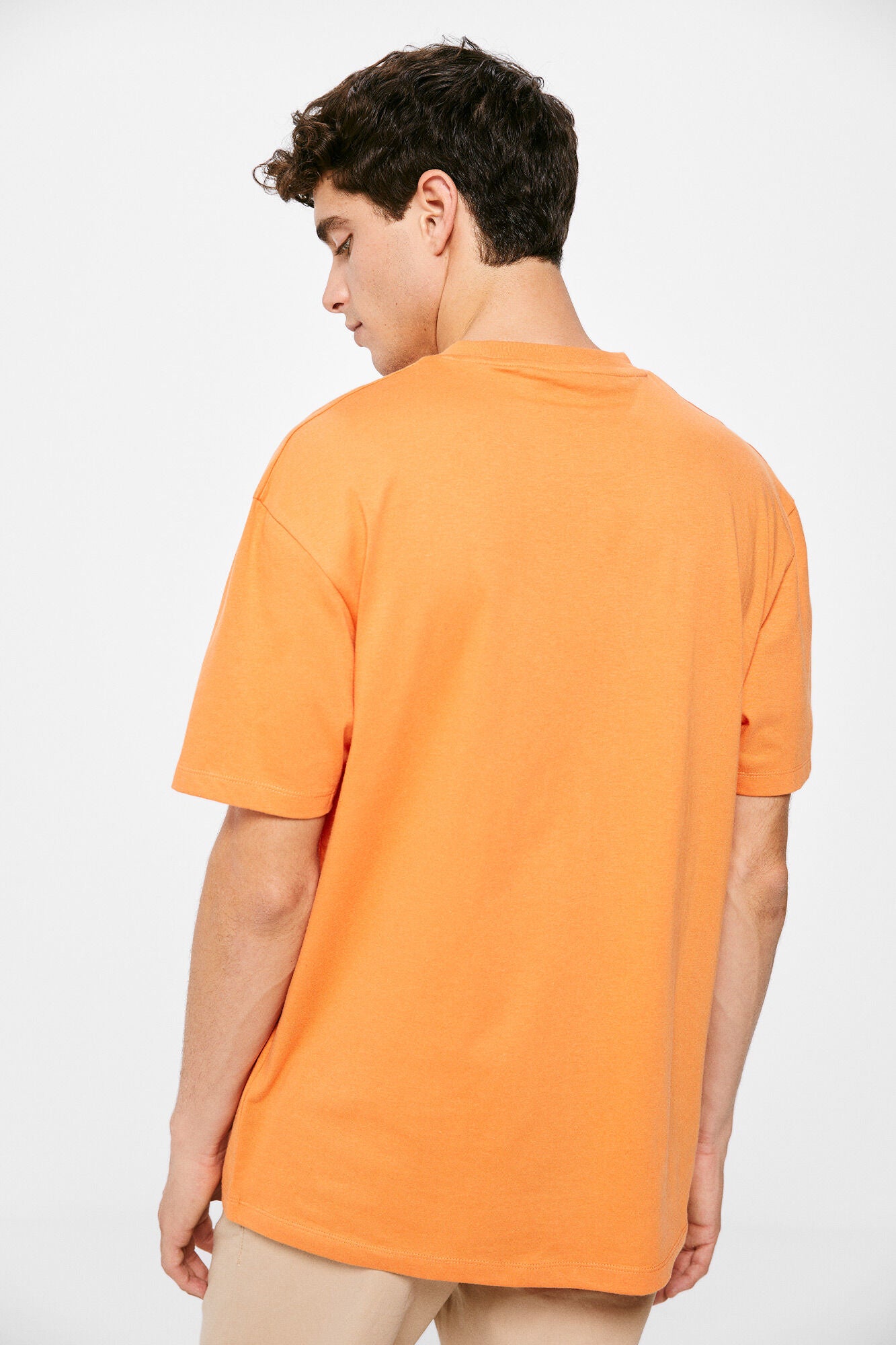 Springfield Printed T-Shirt (Regular Fit) - Orange