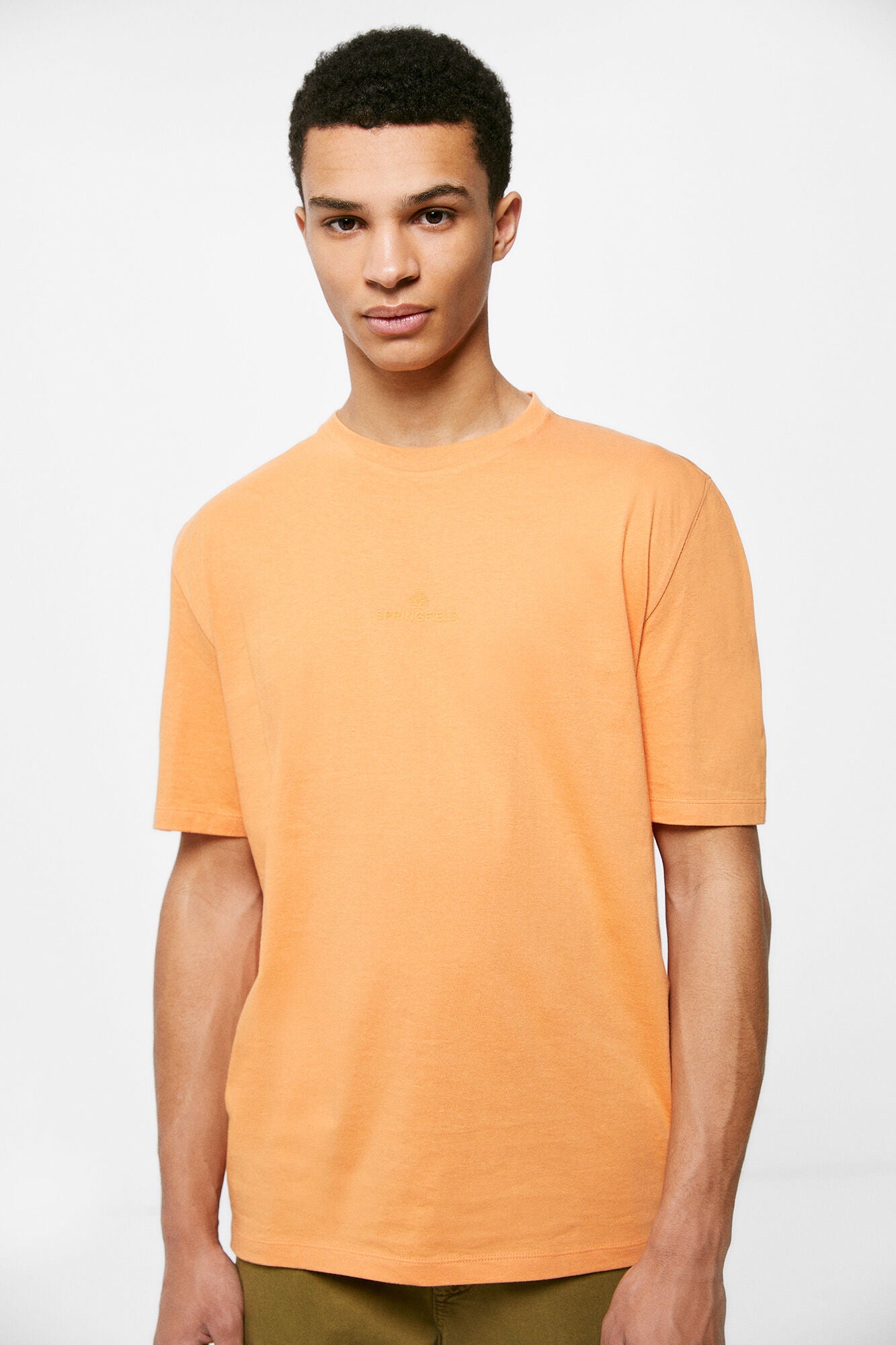 Springfield T shirt Regular Fit Orange