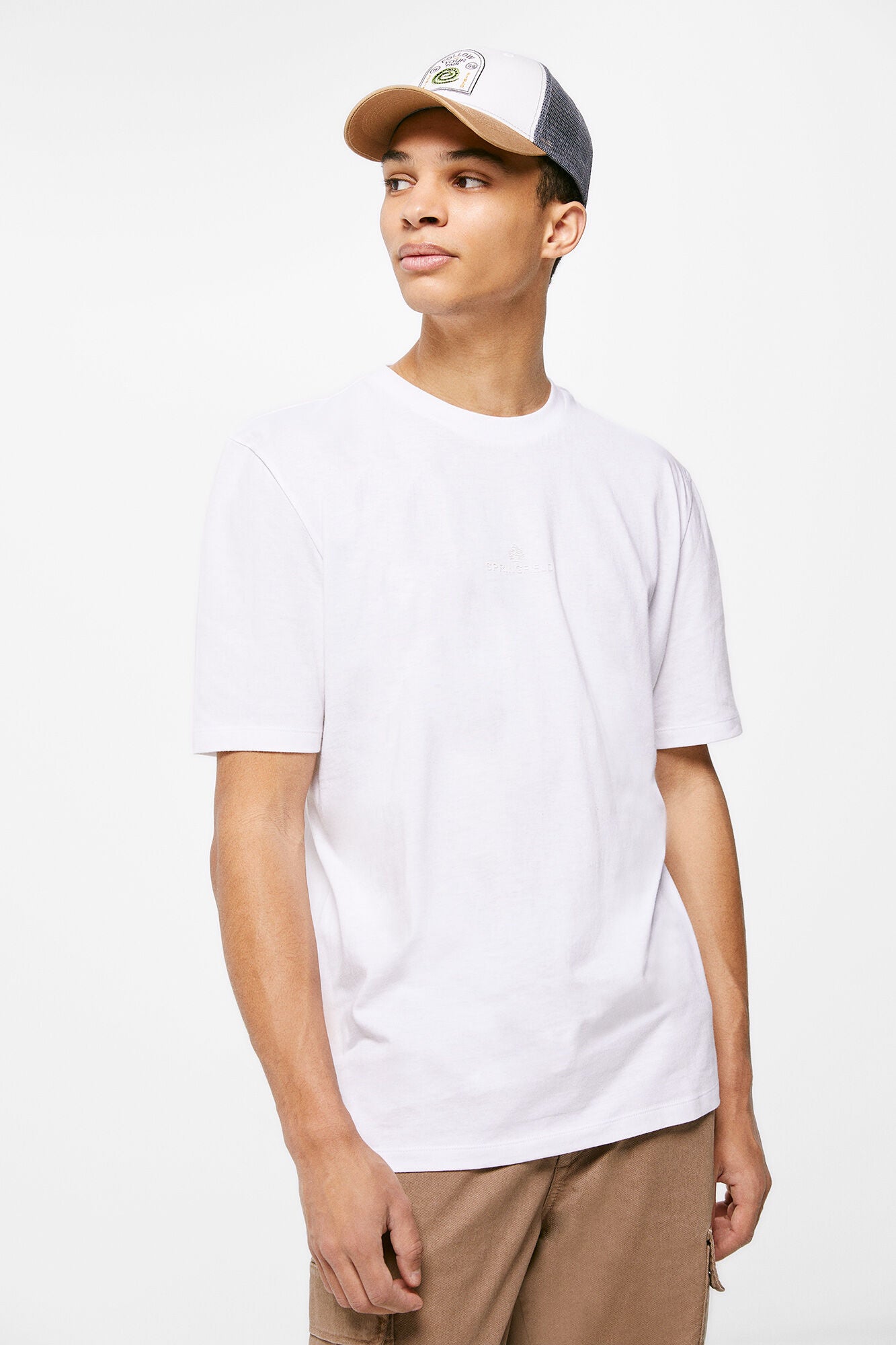 Springfield T-shirt (Regular Fit) - White