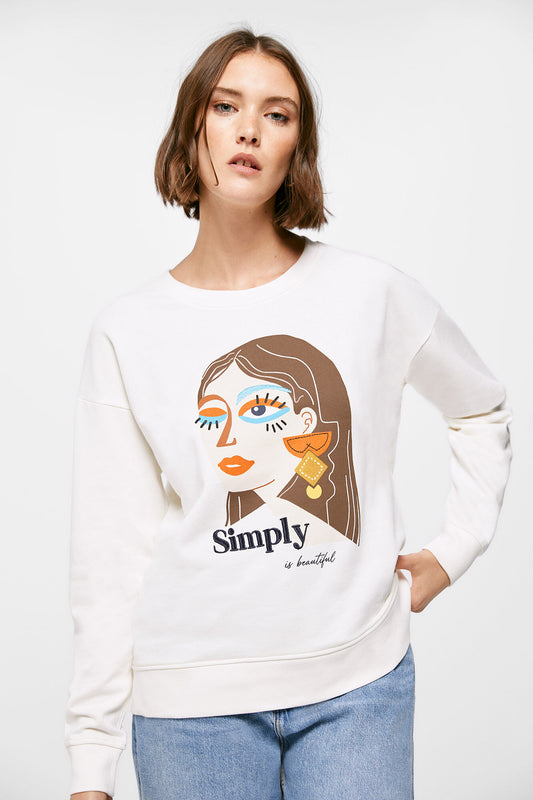 "Simply" girl sweatshirt