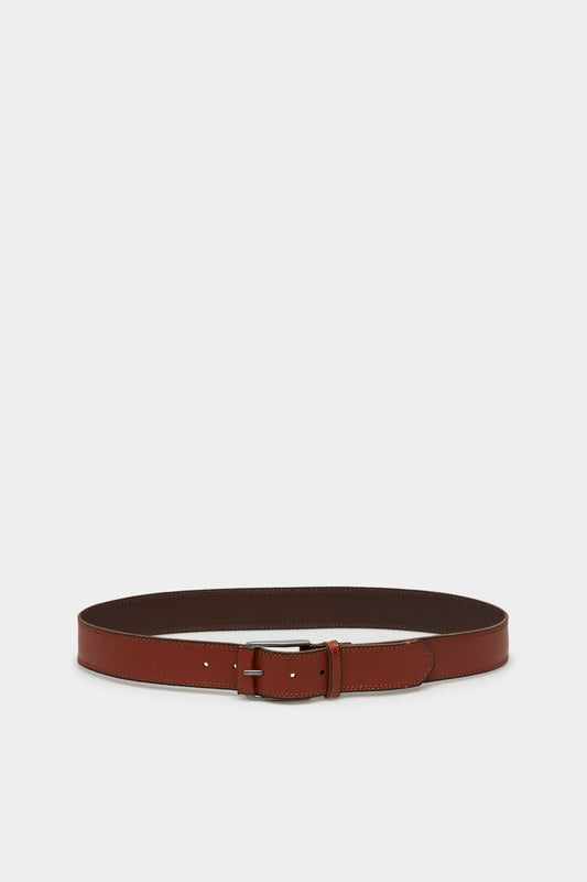 Brown Buffalo Leather belt