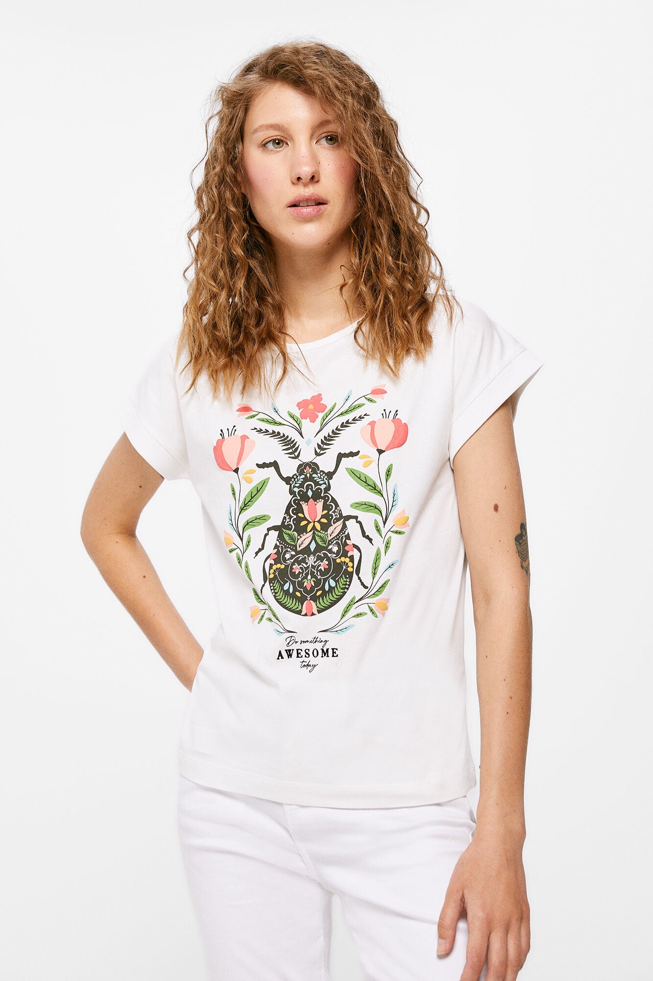 Insect graphic T-shirt