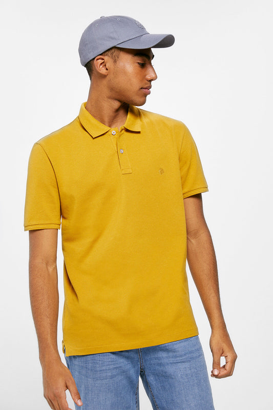 Essential slim fit piqué polo shirt (Slim Fit)