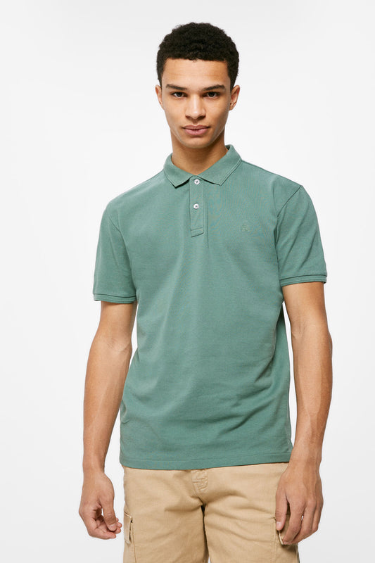 Essential piqué polo shirt (Slim Fit) - Green