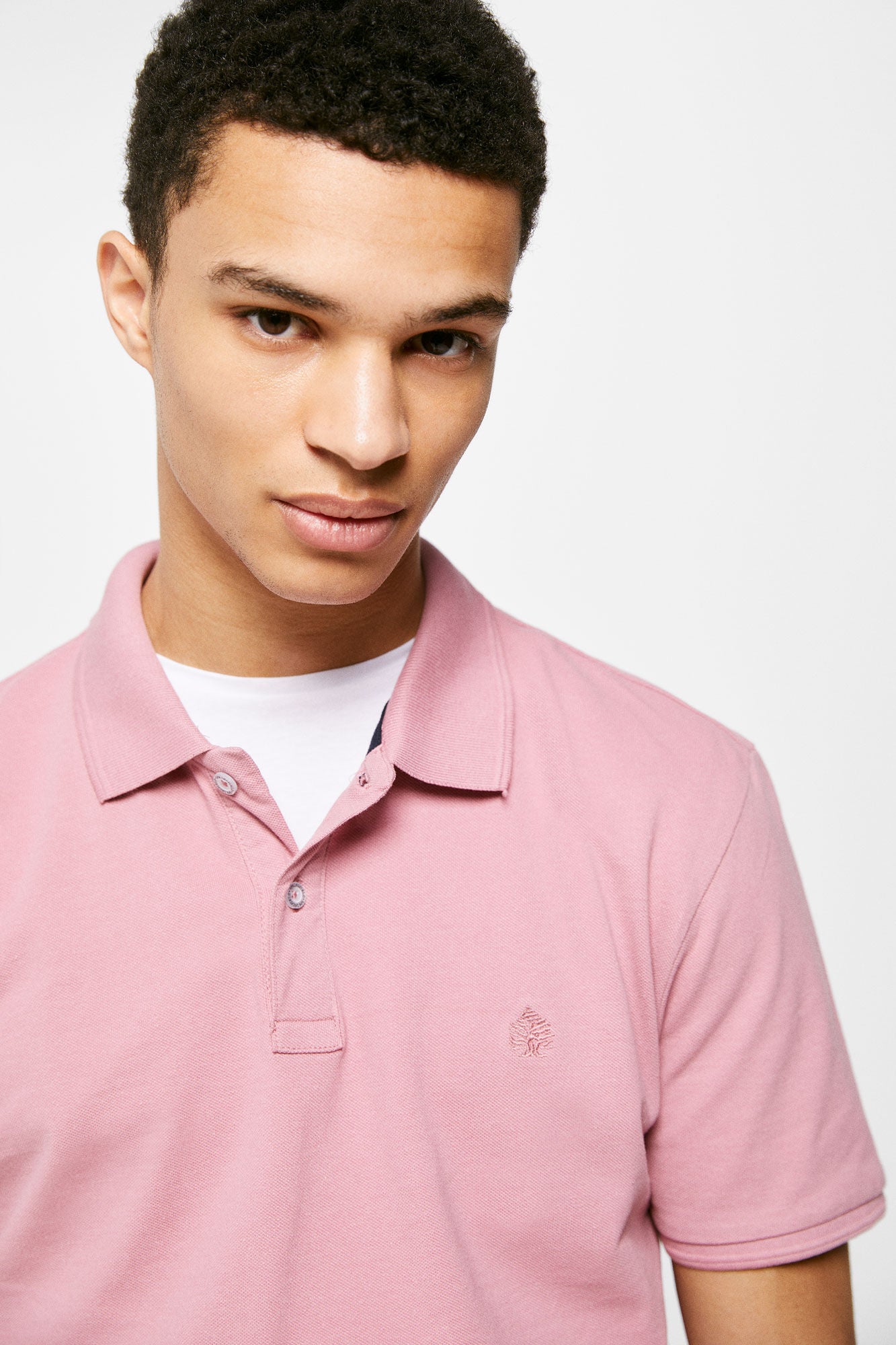 Essential piqué polo shirt (Slim Fit) - Pink