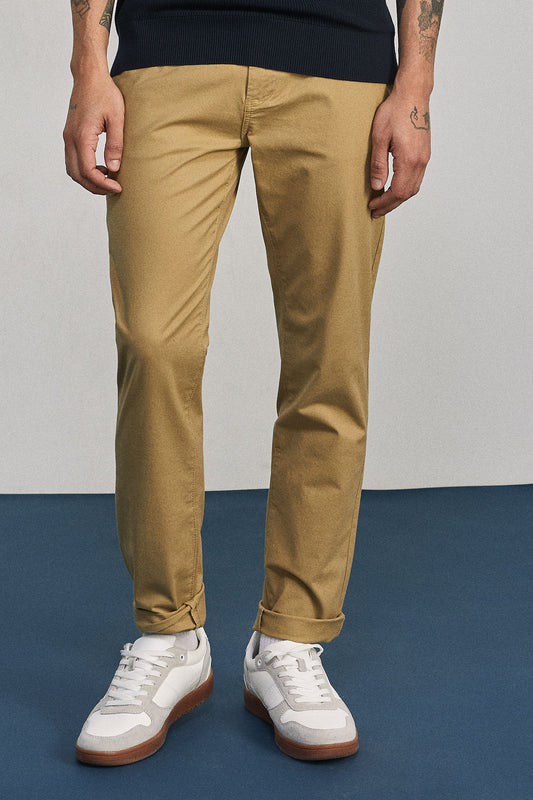 Brown Cotton Trousers