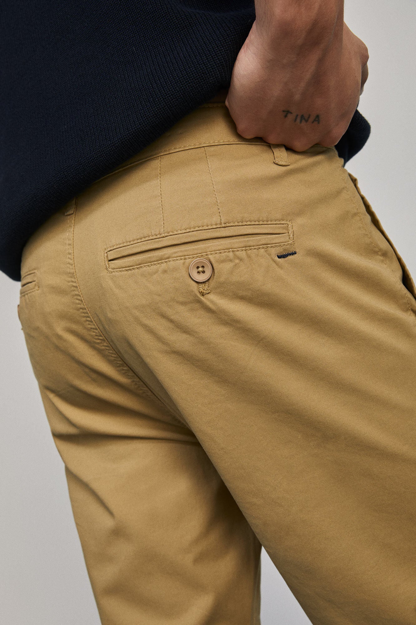 Brown Cotton Trousers