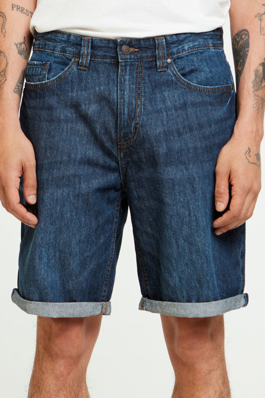 Denim Blue Pocket Bermuda Shorts