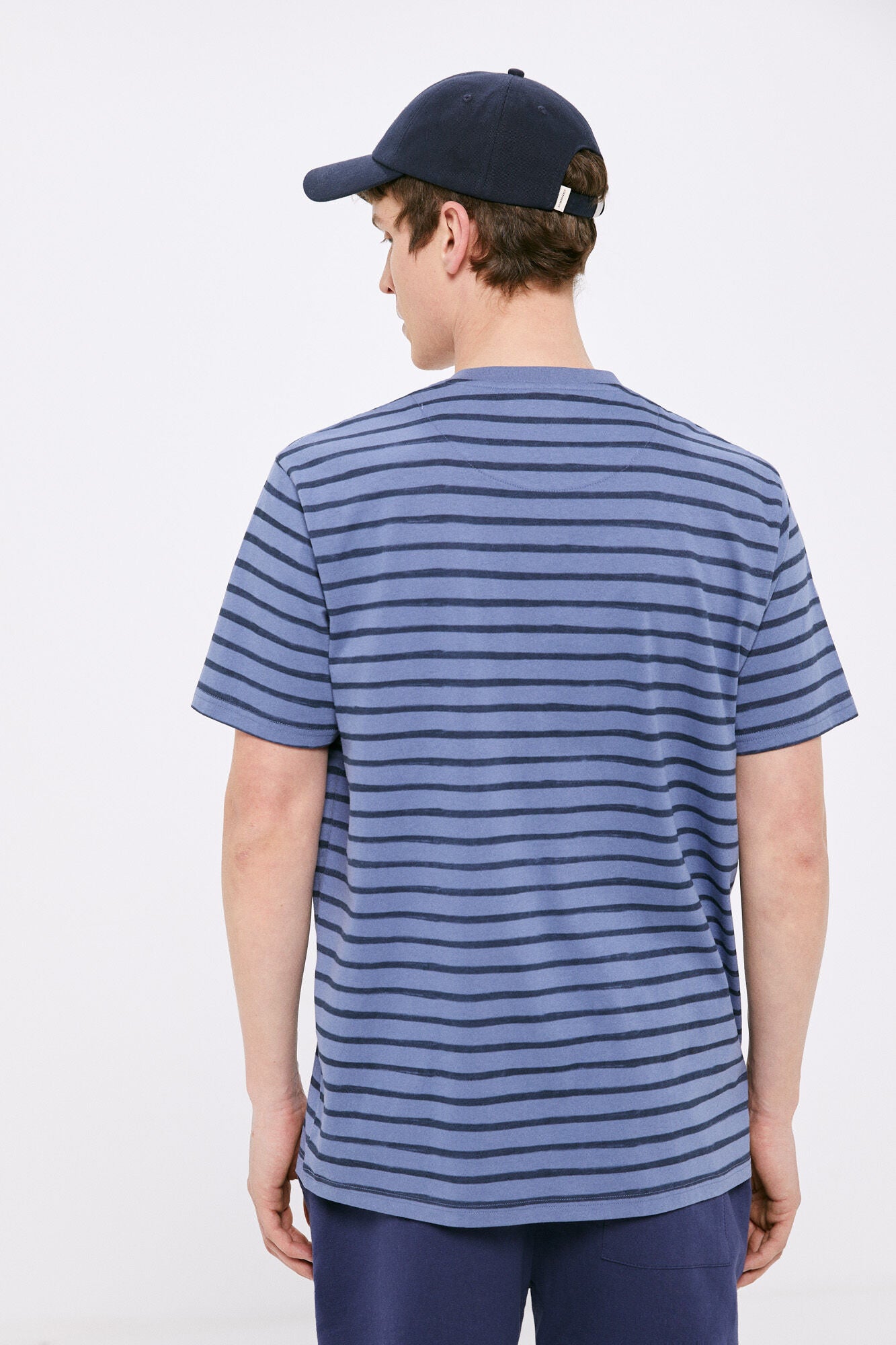 Watercolour stripes T-shirt (Custom Fit)