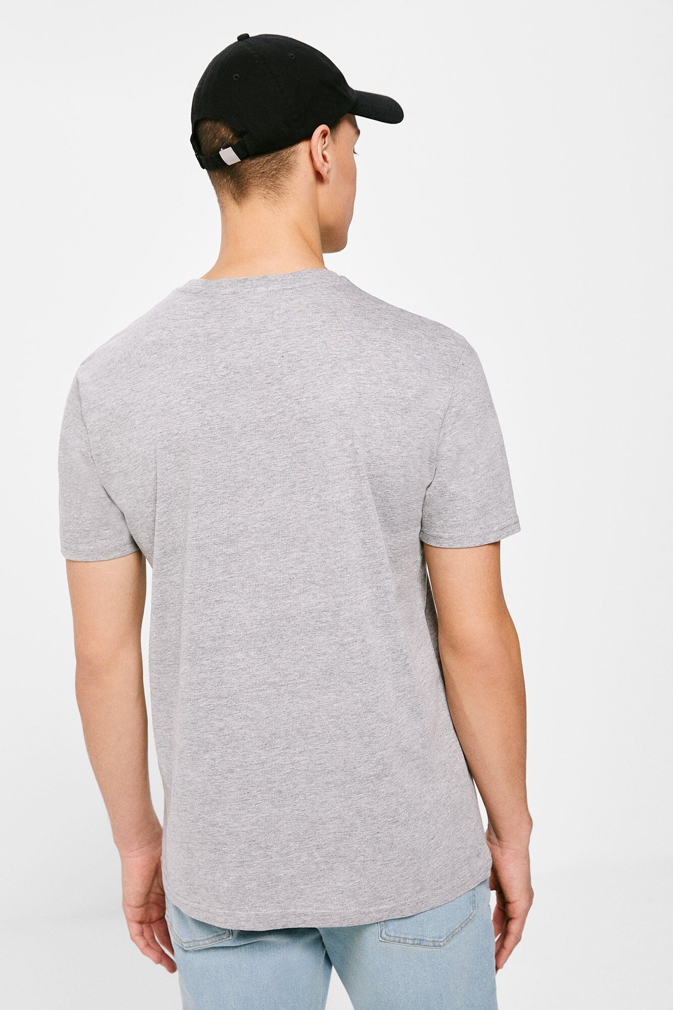 Essential tree T-shirt (Custom Fit) - Grey