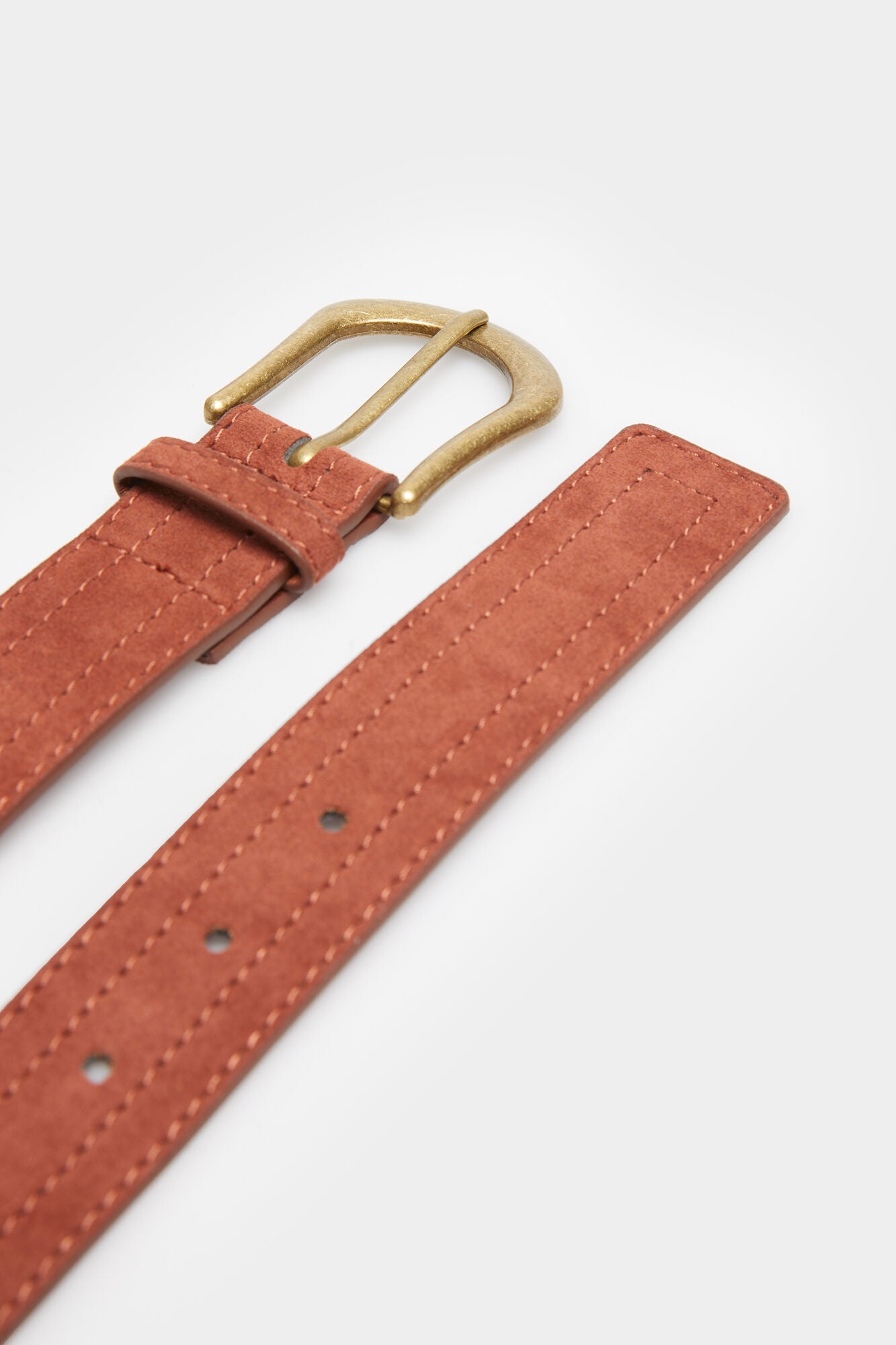 Terracotta Stitching Belt