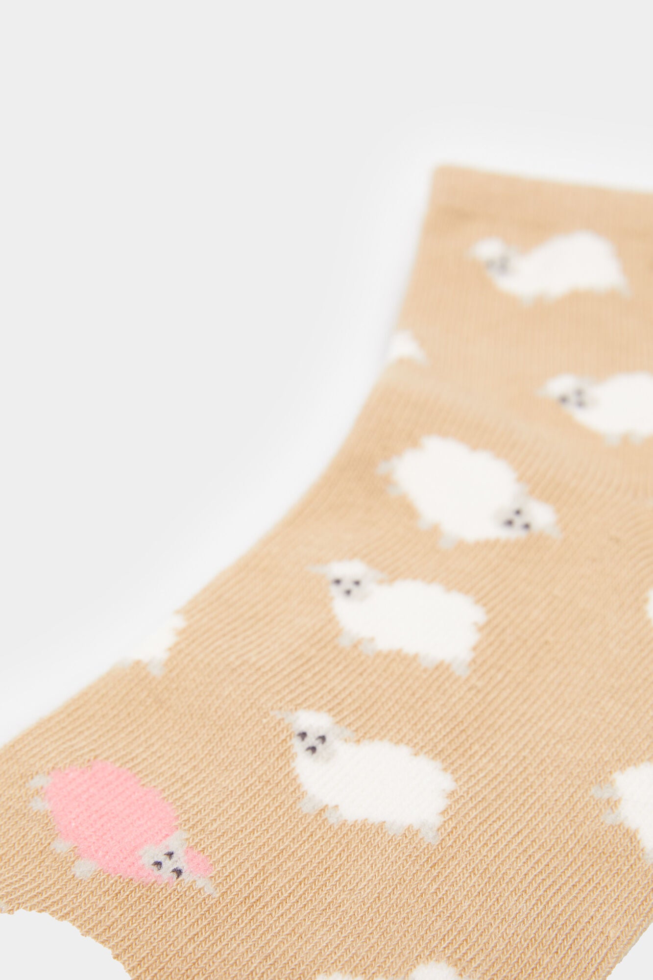 Socks with Sheep Print