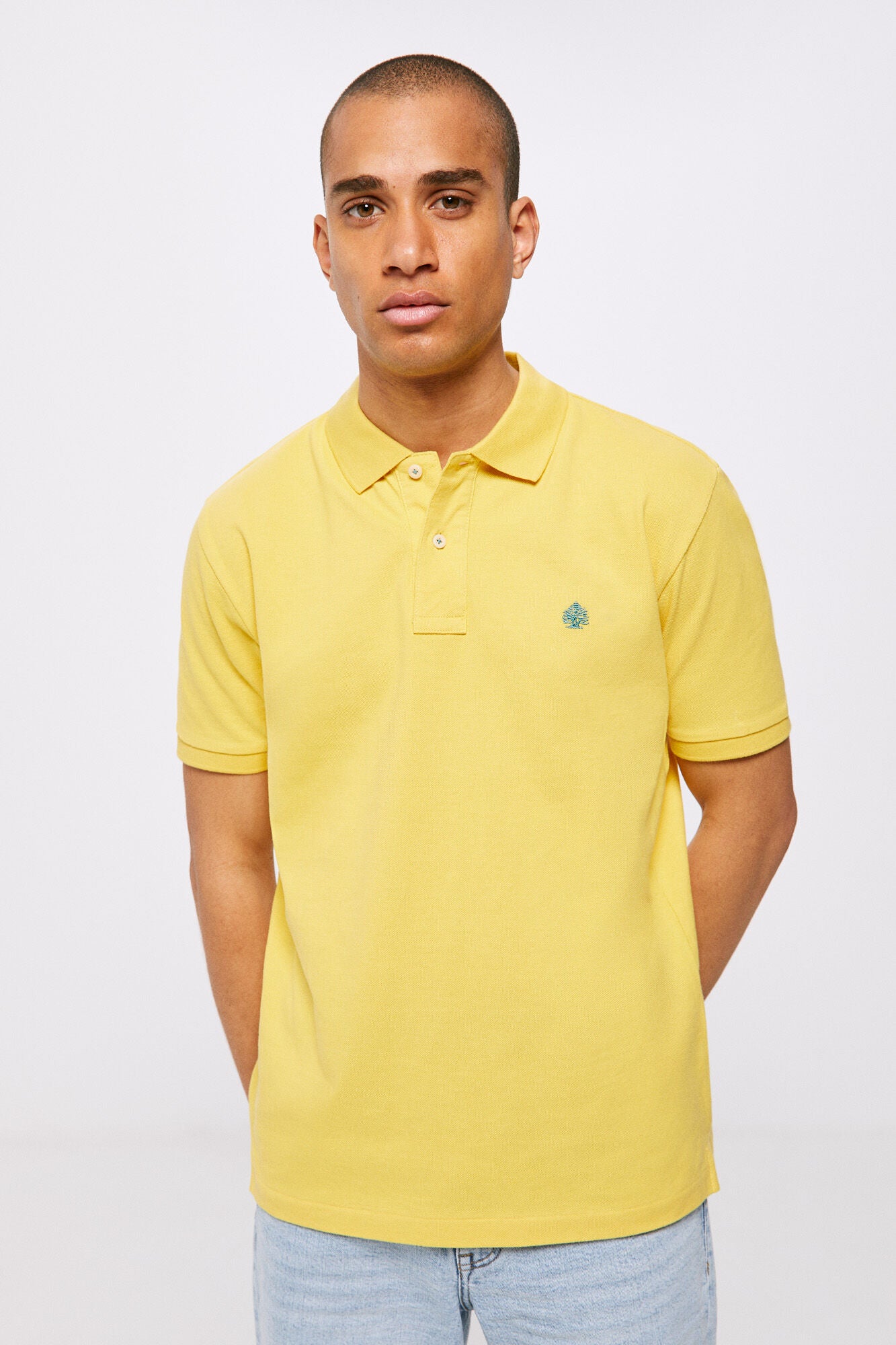 Essential piqué polo shirt (Regular Fit) - Yellow