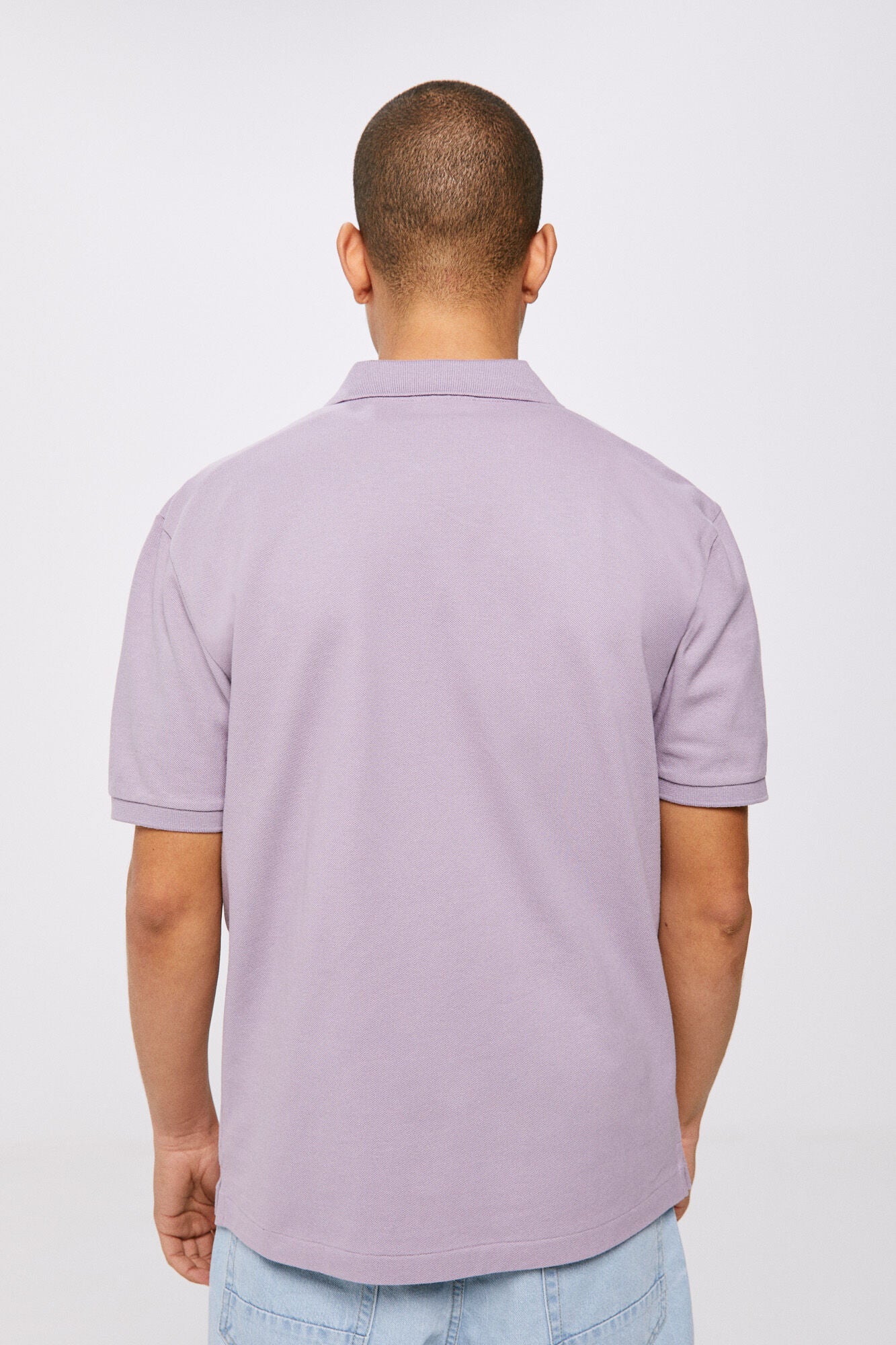 Essential piqué polo shirt (Regular Fit) - Purple