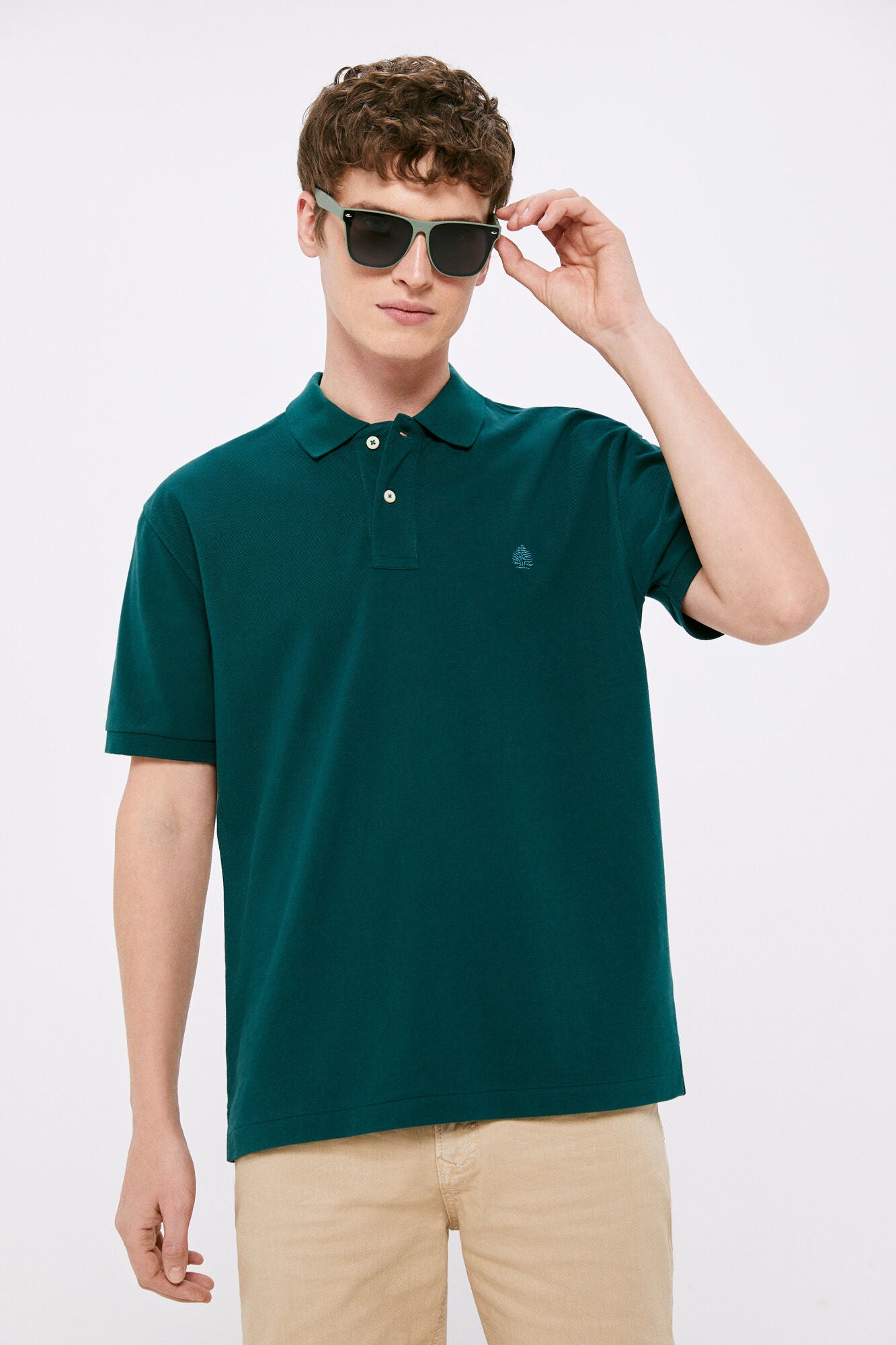 Essential piqué polo shirt (Regular Fit)- Green
