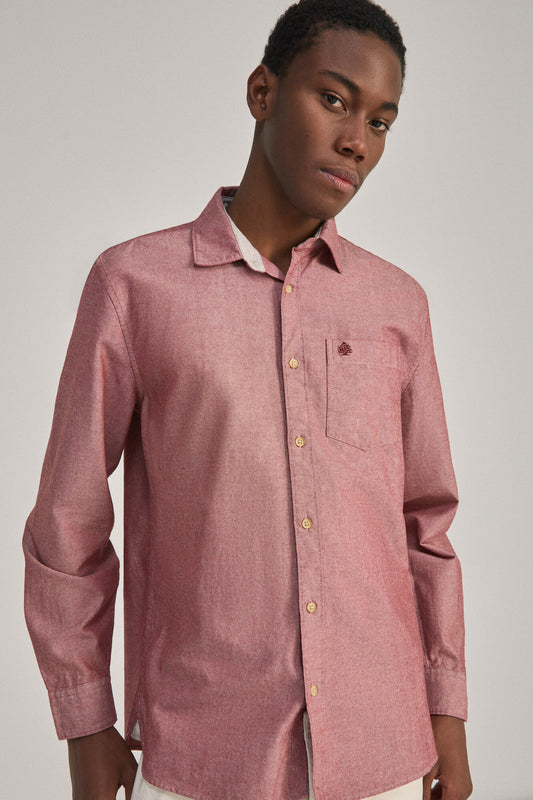 New Oxford shirt (Regular Fit) - Red
