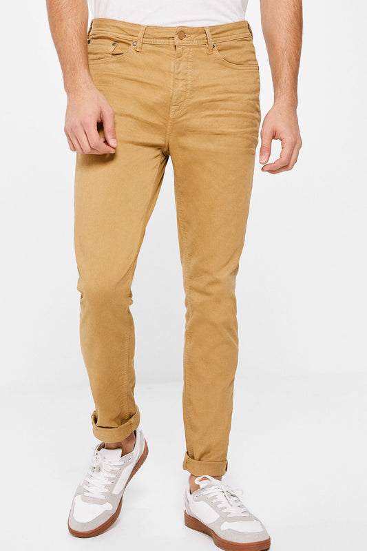 Brown Cotton Sport Trouser with 5 pockets
