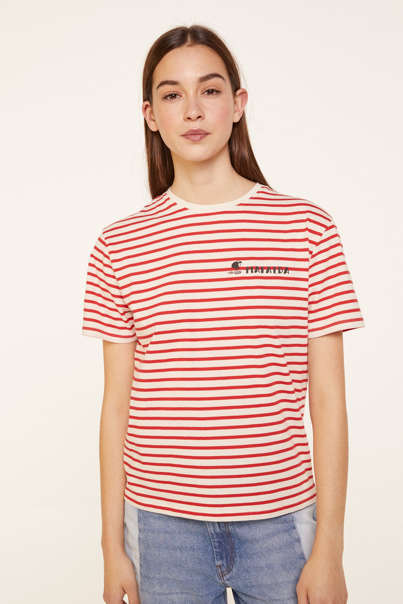 Striped "Mafalda" T-shirt