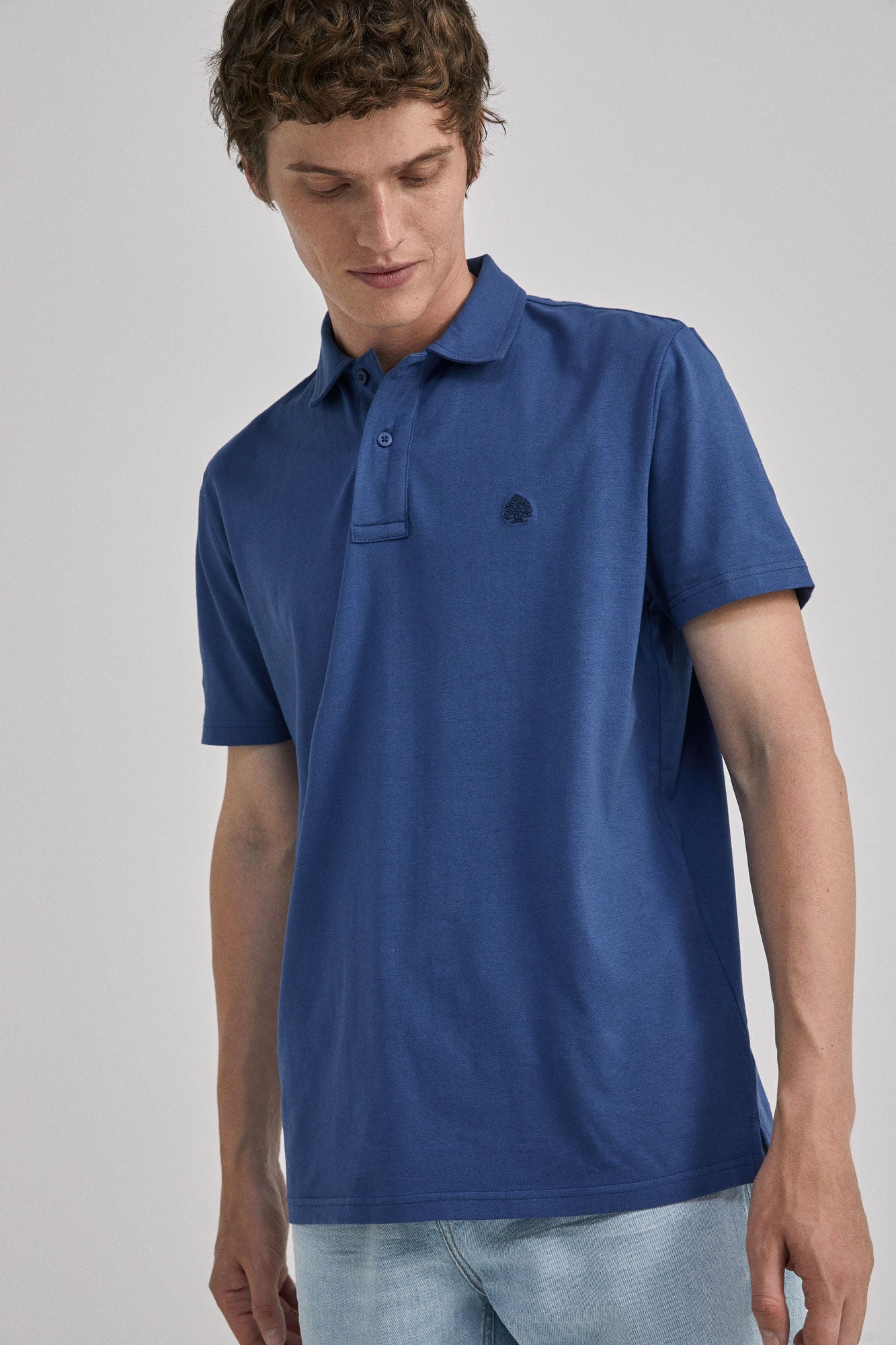 Colour comfort polo shirt (Regular Fit) - Blue