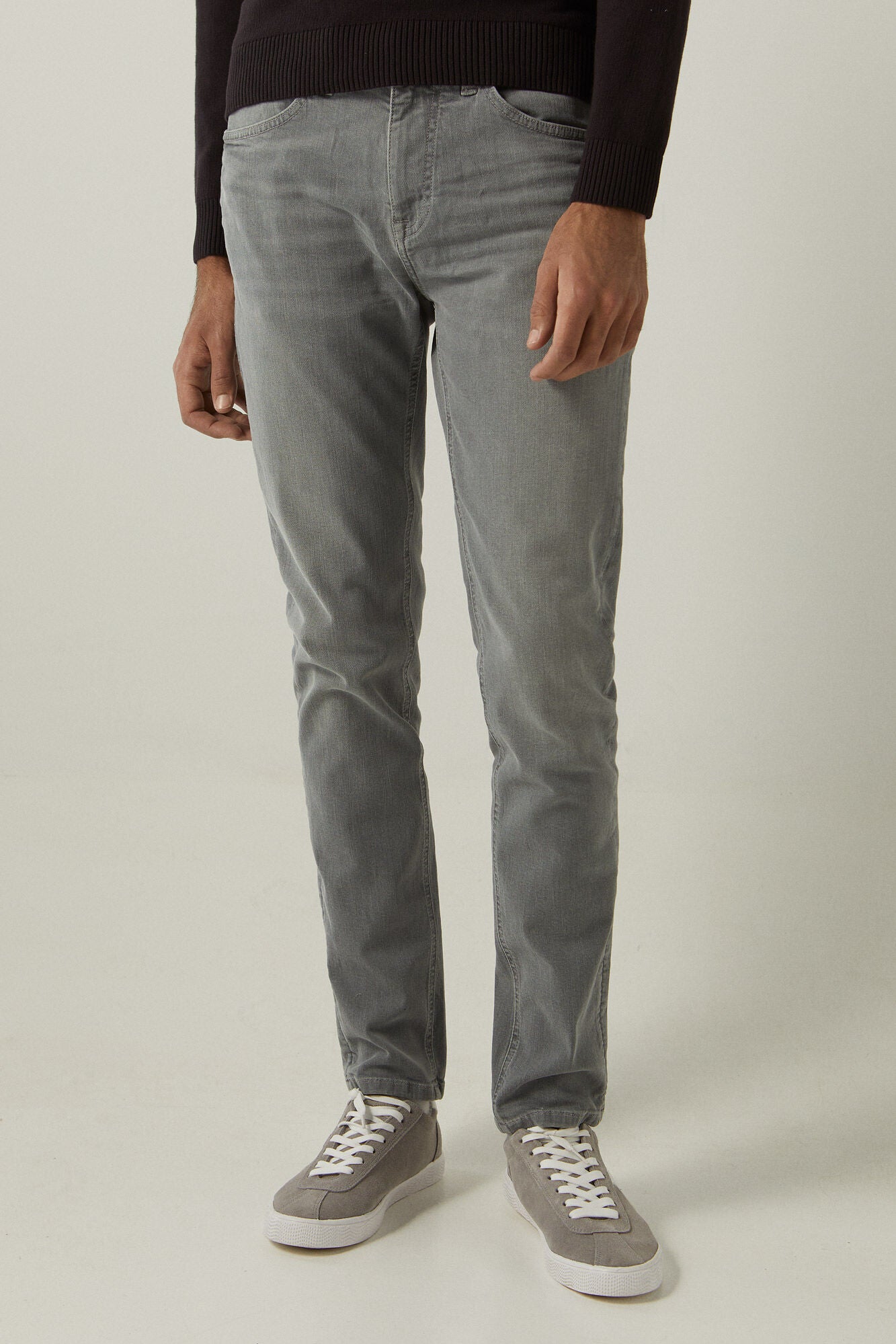 Grey medium-light wash skinny jeans – Springfield
