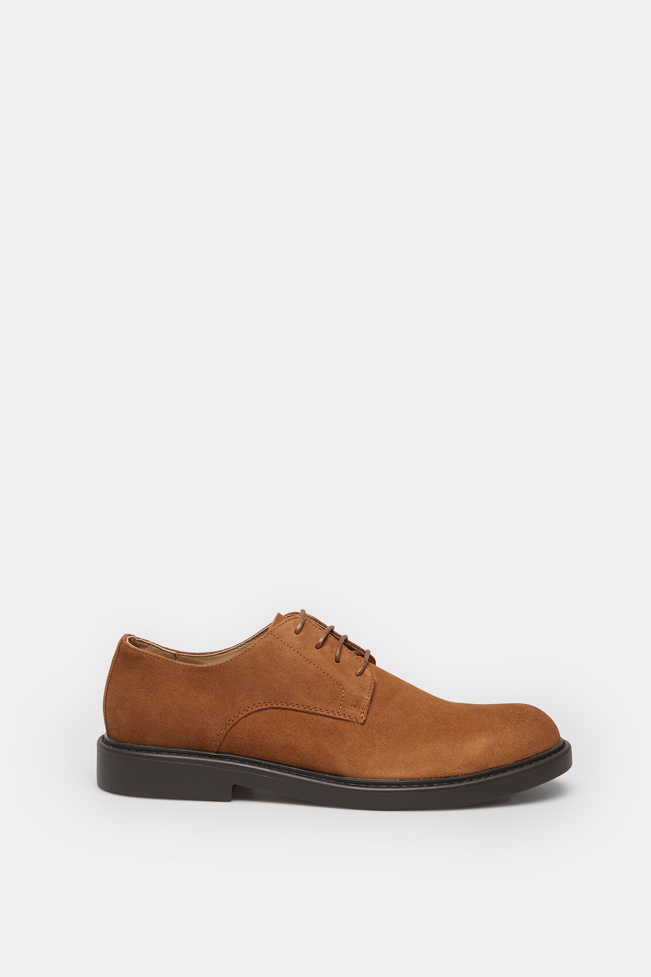 Brown Split Leather Shoes