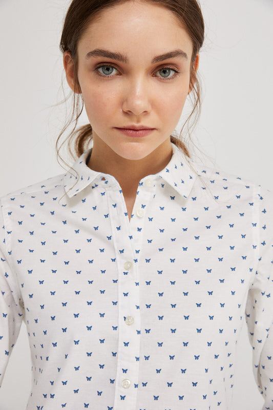 Oxford logo blouse