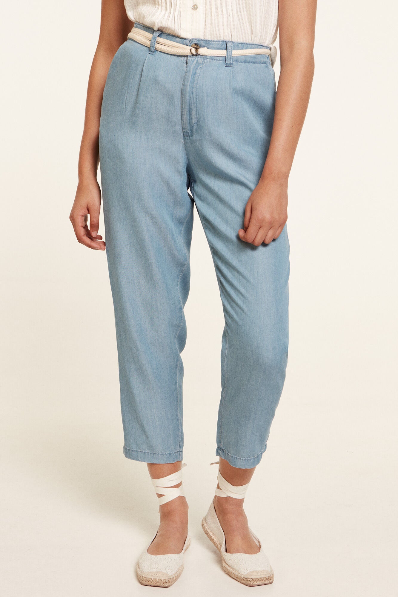 Relaxed Tencel Trousers