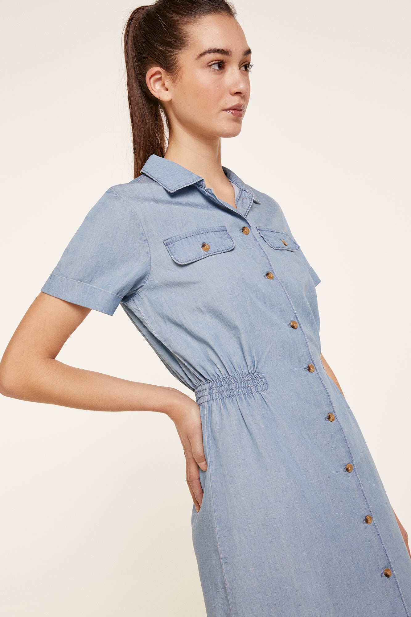 Denim hot sale tencel dress