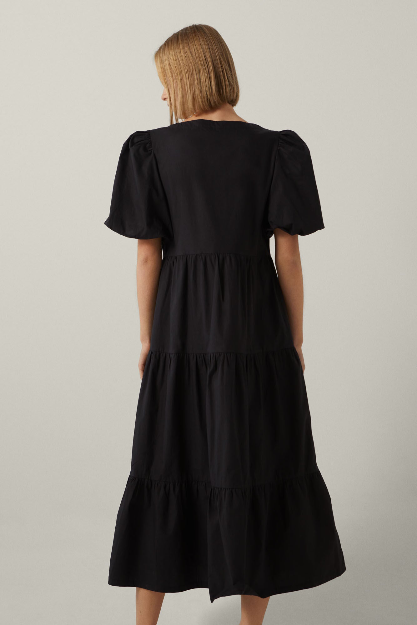 Black Poplin Dress
