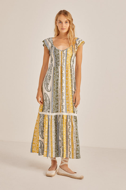 Ethnic midi dress