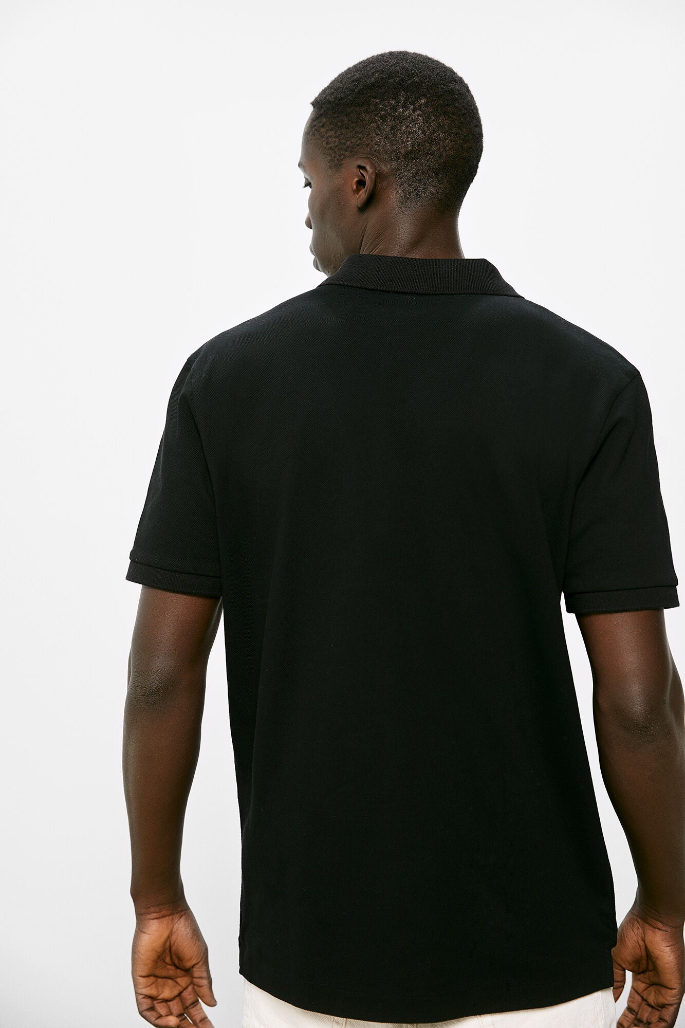 Essential piqué polo shirt (Regular Fit) - Black – Springfield