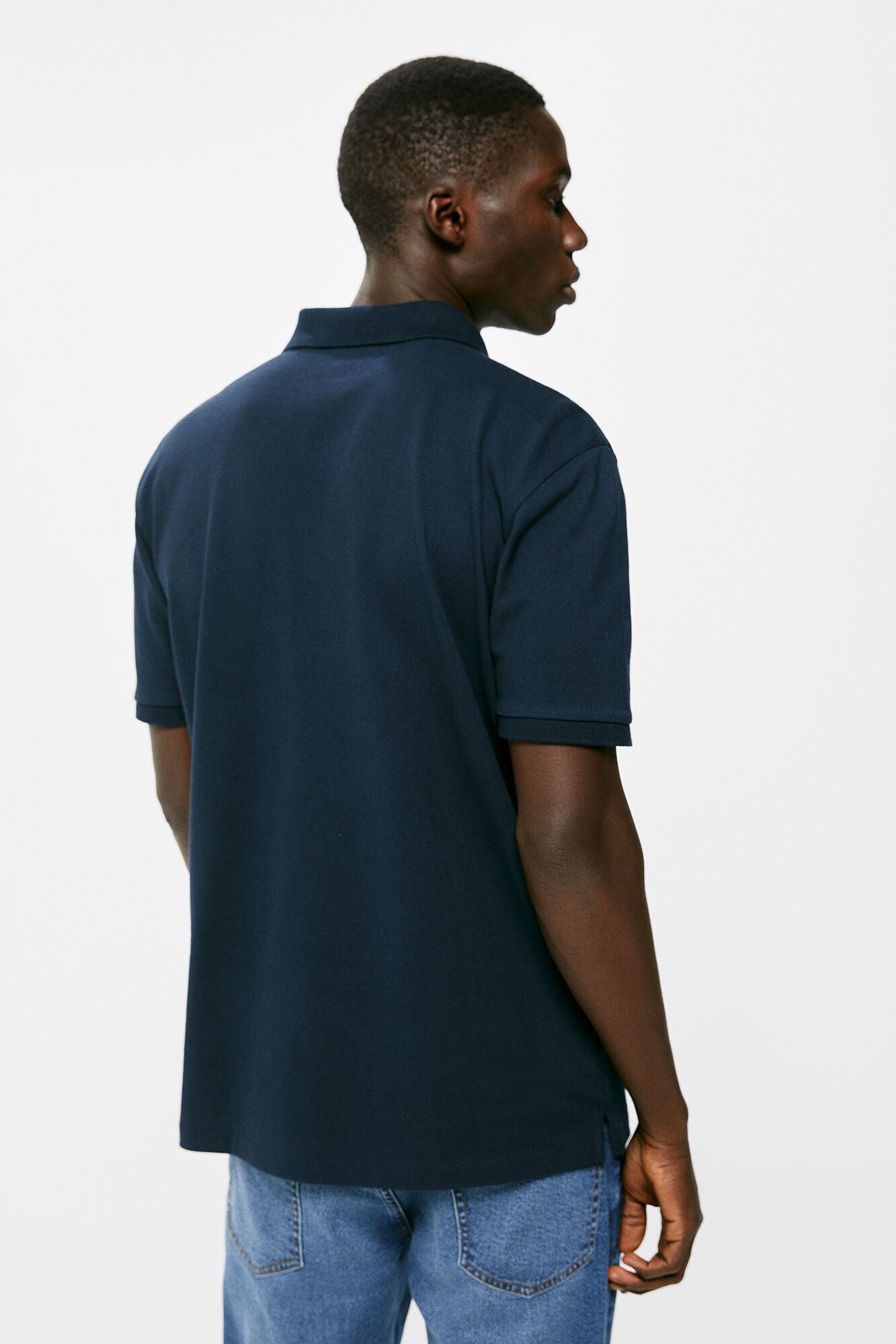 Essential piqué polo shirt (Regular Fit) - Navy
