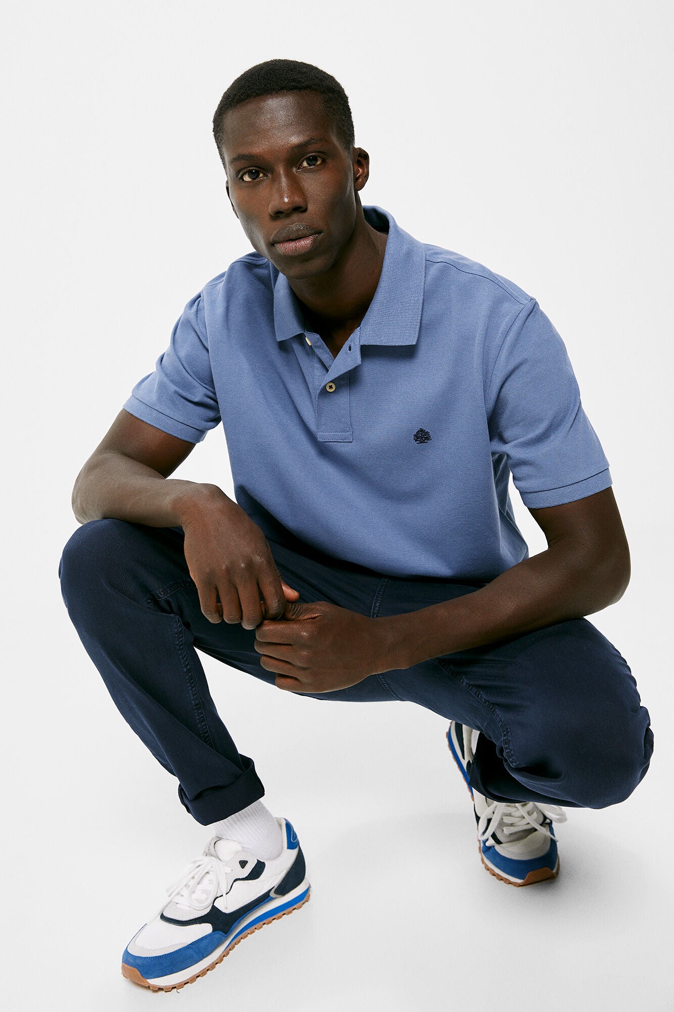 Essential piqué polo shirt (Regular Fit) - Blue