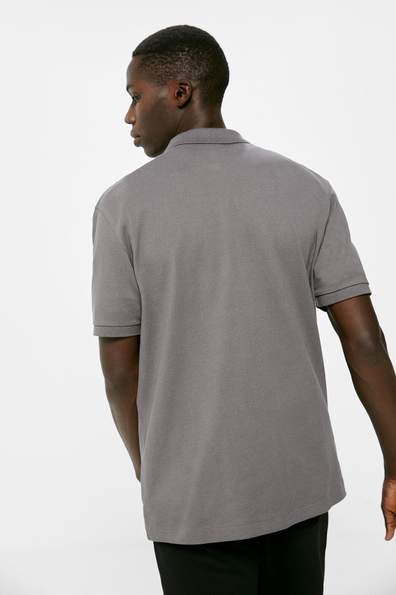 Essential piqué polo shirt (Regular Fit) - Grey – Springfield