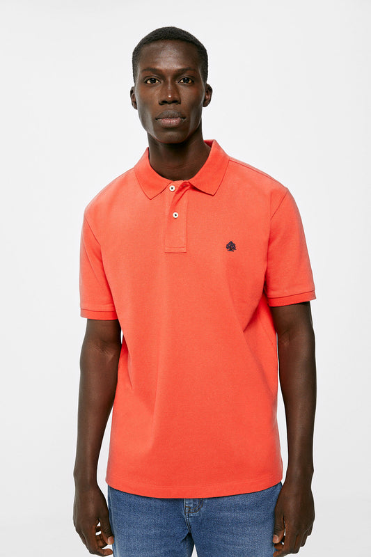 Essential piqué polo shirt (Regular Fit) - Orange