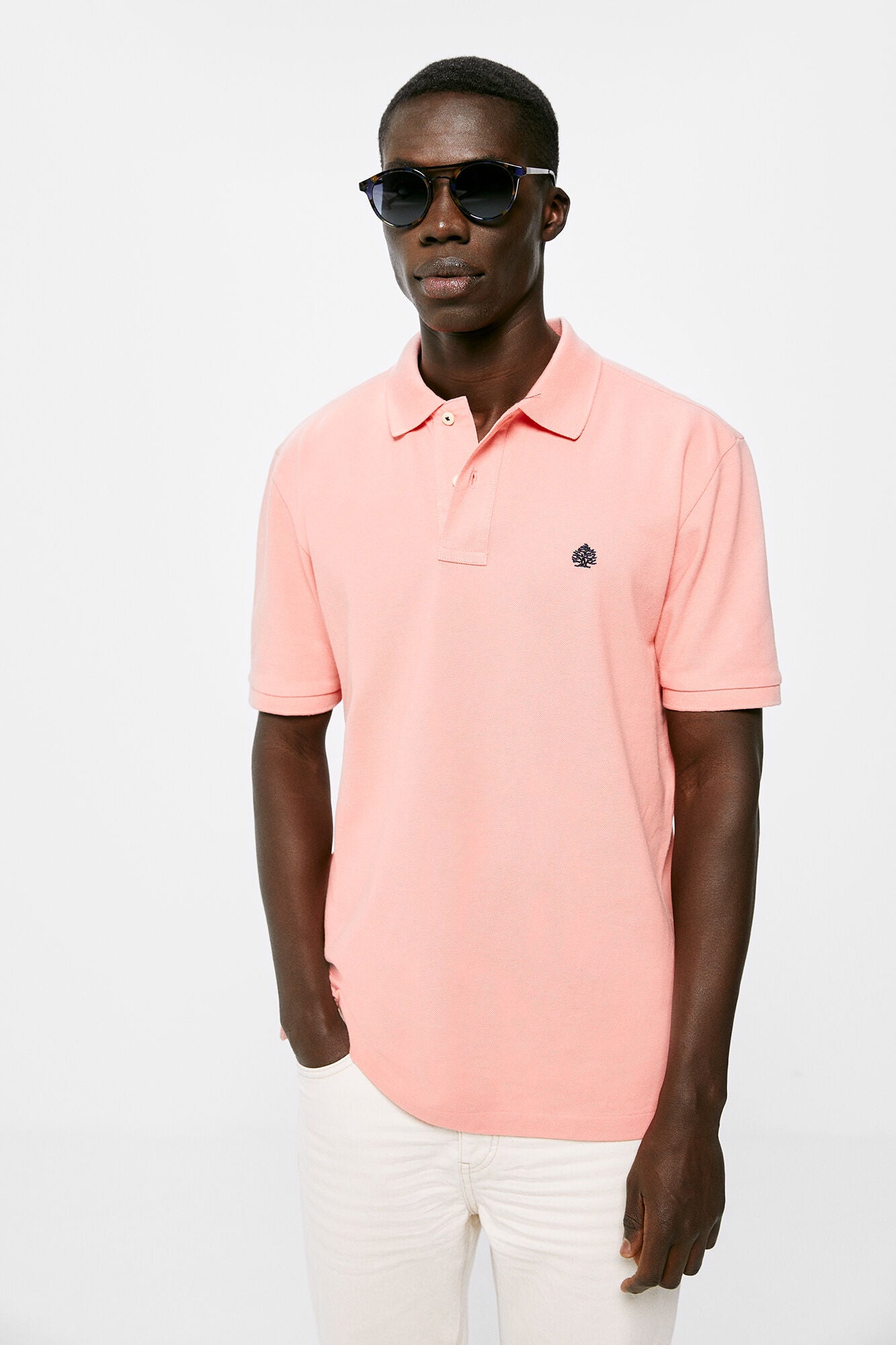 Essential piqué polo shirt (Regular Fit) - Melon