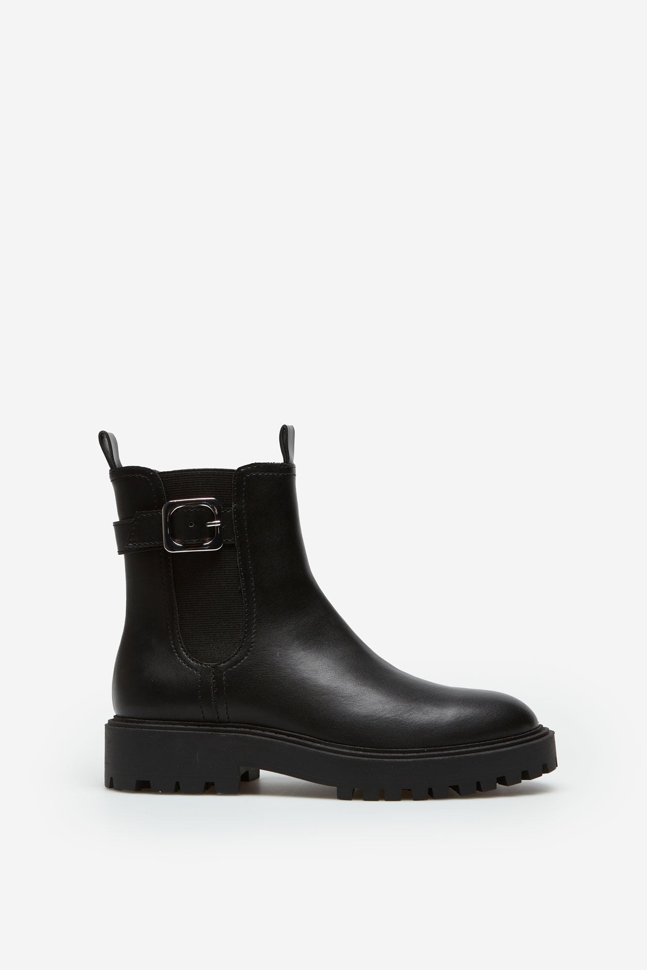 Buckle Chelsea ankle boot